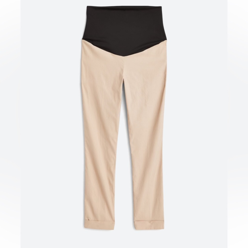 Tribal Maternity Pants, Size L, Tan